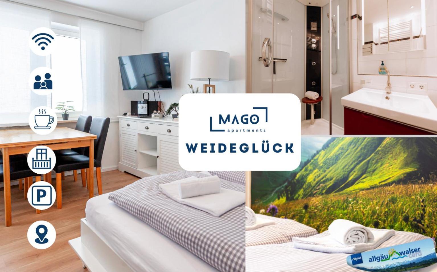 Weideglueck-Zentral-Dampfdusche Apartment Oberstaufen Bagian luar foto